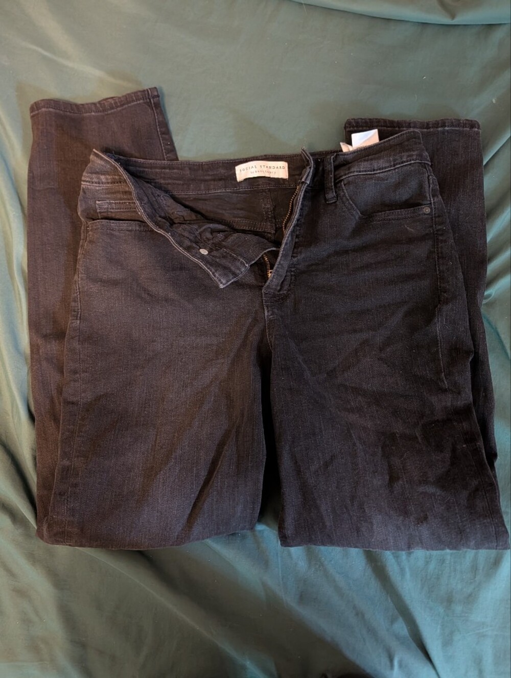 Black Straight-Leg Women's Jeans